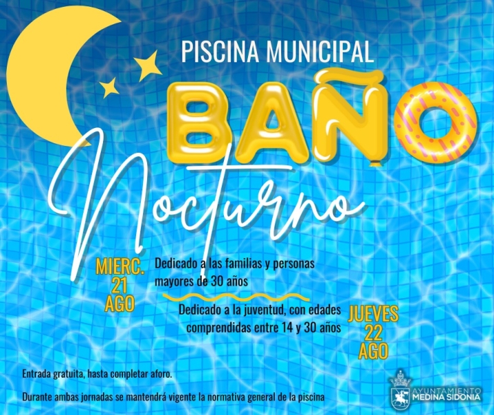 bano nocturno 21 y 22 agosto