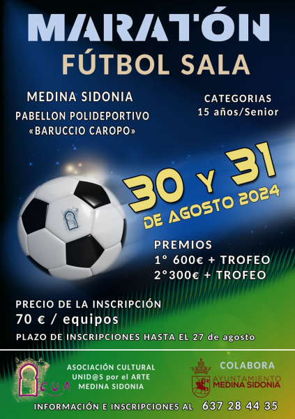 Maraton futbolsala 30-31 agosto